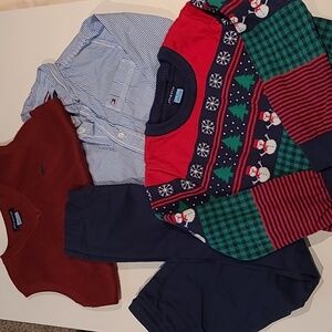 Lot of 4: Tommy Hilfiger / Andy & Evan Boys Dressy Formal Party outfit size 7